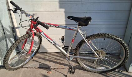 Olympia Fury Mountain Bike, Aluminum Frame, 26" Wheels, 21-Speed, Red/Silver