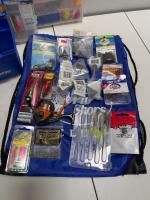 Tackle Lot: Flambeau Box, Roddy Reel, Seaguar/Zebco Line, Lures & Terminal Tackle - 2