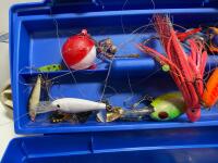 Tackle Lot: Flambeau Box, Roddy Reel, Seaguar/Zebco Line, Lures & Terminal Tackle - 4
