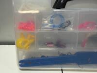 Tackle Lot: Flambeau Box, Roddy Reel, Seaguar/Zebco Line, Lures & Terminal Tackle - 10