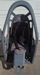 BELL Cocoon 300 Rear-Mounted Child Bike Seat, 40 lb Capacity, 3-Point Harness