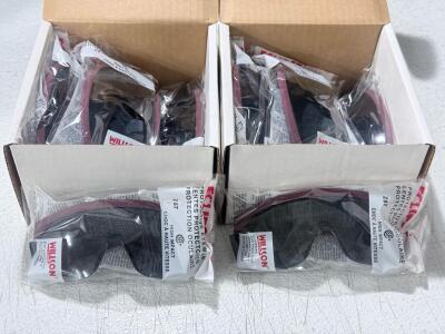 Willson Eclips Safety Goggles, ANSI Z87+ Certified, Smoke Tinted Lenses, High Impact Rated