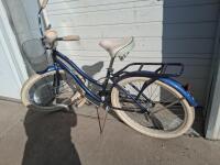Cruiser Bicycle, Single Speed, 26" Wheels, Steel Frame, Coaster Brake, Front Basket, Rear Rack - 3