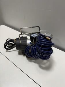Goodyear i8000 120V Air Inflator, 150 PSI, Analog Gauge, 18ft Hose, 6ft Cord, 0.75A Motor