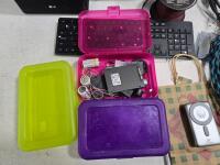 LG Subwoofer, HDMI & USB Cables, LED Panel, SSD, Keyboard, Wire, Accessories Electronics Lot - 3