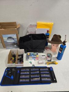 Mixed Electronics Tools & Accessories Lot: Bernzomatic MAP-Pro, Precision Kit, USB Adapters