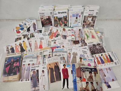 Large Vintage Sewing Pattern Lot - McCall&rsquo;s, Butterick, Simplicity, Kwik Sew, Dresses, Decor, Crafts