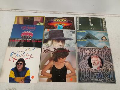 Classic Rock and Pop Vinyl LP Lot: Boston, ELO, Kenny Rogers, Air Supply, Pat Benatar, Ansel Adams at 100 Slipcase Book, LIFE 1955, 4 Classical LP Box Sets Chopin Liszt Mozart