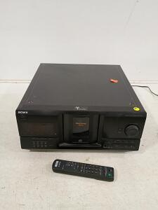 Sony CDP-CX235 MegaStorage 200 Disc CD Player, Remote Included, 2000 Model, Optical Output, Turns On
