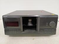 Sony CDP-CX235 MegaStorage 200 Disc CD Player, Remote Included, 2000 Model, Optical Output, Turns On - 2