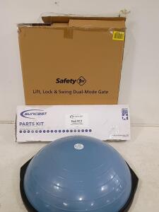 BOSU Balance Trainer Original, Safety 1st Gate, Suncast Parts Kit
