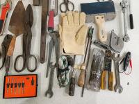 Mixed Hand Tools Lot - Wrenches, Saws, Bits, Organizers, 40+ Pieces, Some Craftsman, Forstner Set - 4