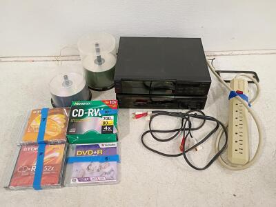 Nakamichi CP-1 & R-1 Vintage Stereo System with Accessories Working