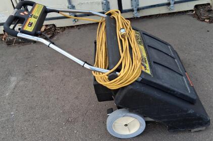 NOBLES Ranger Walk-Behind Electric Floor Sweeper (Turns On)