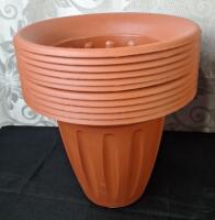 Lot Of (60) Assorted Plastic Flower / Plant Pots - 2