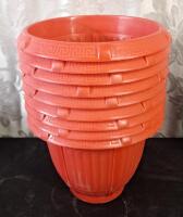 Lot Of (60) Assorted Plastic Flower / Plant Pots - 5
