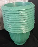 Lot Of (60) Assorted Plastic Flower / Plant Pots - 6