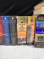 Large Mixed Fiction Book Lot George R.R. Martin, Terry Goodkind, Sheldon, Ludlum, 34 Vols - 3