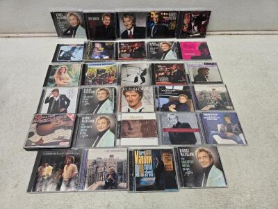 Barry Manilow & Rod Stewart 29 CD Lot &ndash; Greatest Hits, Themed Albums, Unplugged, Songbook Series