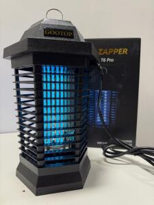 GOOTOP Zap T6 Pro Bug Zapper, 15W, UV Light, 1/2 Acre Coverage, Indoor/Outdoor, Removable Tray Tested