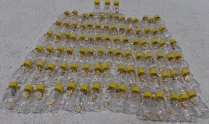 Plastic Honey Bear Bottles, 8 oz, Yellow Caps, PET Plastic, Molded Bear Design