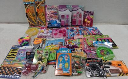 Assorted Children's Toy Lot &ndash; 30+ Items Including LEGO, Disney, Beauty Sets, and Games