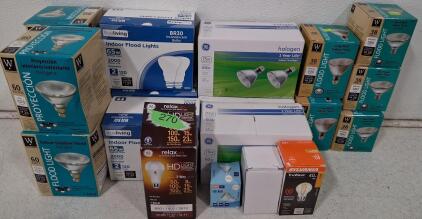 Mixed Lot Flood & Standard Light Bulbs