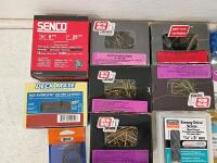 Large Assorted Fasteners Lot &ndash; 20 Packs Screws, Nails, Staples, Anchors, Washers, O-Rings, - 2