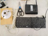 Acer Laptop (Broken) Roku Device, Brother Label Printer, Major Cables & Accessories Mixed Lot - 5