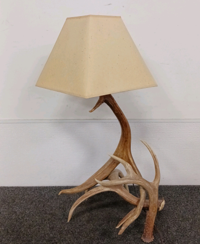 28"H Decorative Antler Lamp