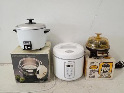 Sanyo Electric Rice Cooker, 10 Cup, Cook/Keep Warm, Vintage Japanese Appliance, All Working
