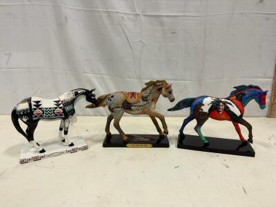 The Trail of Painted Ponies Collection: Tewa Horse, Gift from the Sky, Multicolored Native Art Horses