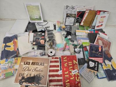 Large Lot of Mixed Stationery, Greeting Cards, Banners, Party & Classroom Decor, 55+ Items