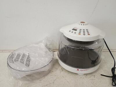 FlavorWave Oven Turbo AX-767MH, 1300W, 12-Quart Capacity, Digital Controls, Includes Accessories, Working