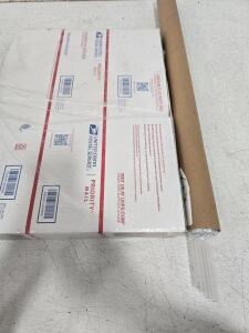 USPS Medium Flat Rate Boxes FRB1 (10 Pack), 11x8.5x5.5 in & approximately 20 Borosilicate Glass Rods 16 in