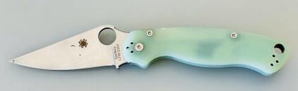Spyderco Paramilitary 2 CPM S30V Blade, Jade G-10 Handle, Compression Lock, Made In USA