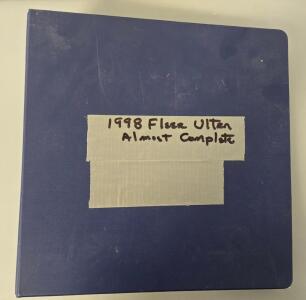 1998 Fleer Ultra Football Card Set Binder, Near Complete, Includes Rookies, Stars & Hall Of Famers