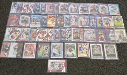 Modern NFL Football Card Lot 2021-2023 Mosaic, Optic, Score, Rookies, 49ers Stars, 41 Cards