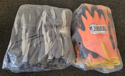 Showa Atlas 451 Insulated Medium & Radians RWG559L Hi-Vis Large Work Gloves&mdash;2 Dozen New Packs