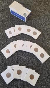 Lincoln Wheat Cent Collection: Coins, 1917&ndash;1959, Various Mint Marks