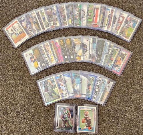 2023-2024 Panini & Topps Football Card Lot: Rookie & Parallel Inserts, 35+ Players, Star Teams