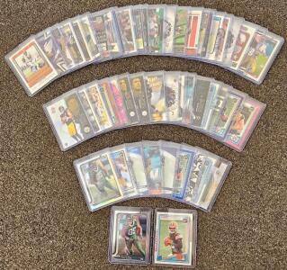 2023-2024 Panini & Topps Football Card Lot: Rookie & Parallel Inserts, 35+ Players, Star Teams