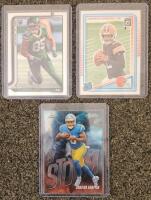 2023-2024 Panini & Topps Football Card Lot: Rookie & Parallel Inserts, 35+ Players, Star Teams - 3