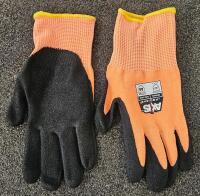 Radians AXIS RWG559L Large Cut Level A6 Gloves (12 Pairs), Ridgeline Orange Bump Caps (2) Set - 2