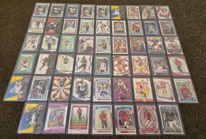 NFL Football Rookie & Star Card Collection &ndash; 2023-2024 Panini Select Optic Prizm Lot (50+ Cards)