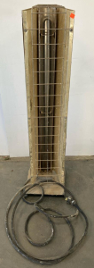 Industrial Electric Infrared Heater, 5600W, 240V, Portable with Adjustable Thermostat