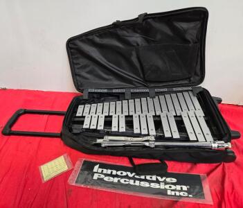 Mapex Student Bell Kit Glockenspiel, 2.5 Octave, Aluminum Bars, Stand & Rolling Case