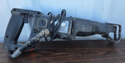 Black & Decker PROFESSIONAL Corded Reciprocating Saw, 7.5A, 1-1/8" Stroke, Variable Speed