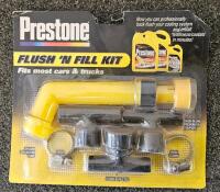 SKIL 5510 5-1/2" Circular Saw (Tested, Works), Halogen Work Light (May Need New Bulb), Prestone Kit, 90&deg; Angle Clamp Lot - 2