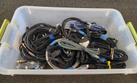 Large Mixed Lot - Iomega Zip Drive/Disks, Arteck Wireless Keyboard, Cables, Adapters, Peripherals - 2